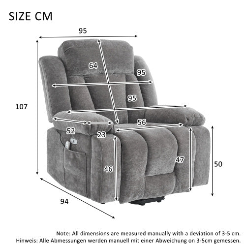 Luxury Heated Massage Recliner – Was £699, Now £379 | 3–5 Day UK Delivery