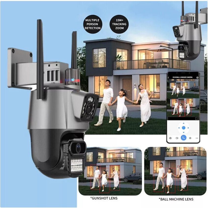 4K Smart PTZ Security Camera – Ultra HD, Night Vision & 1–2 Day UK Delivery