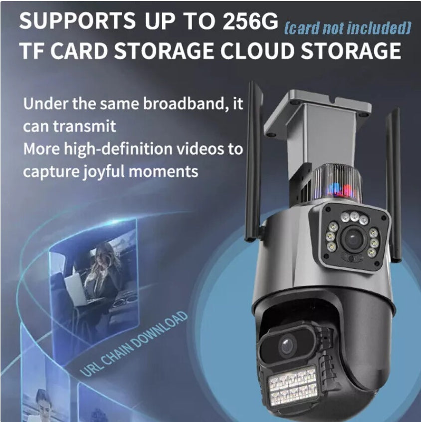 4K Smart PTZ Security Camera – Ultra HD, Night Vision & 1–2 Day UK Delivery